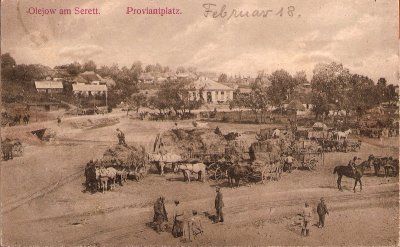 Olejw pocztwka Feldpost 1917/1918